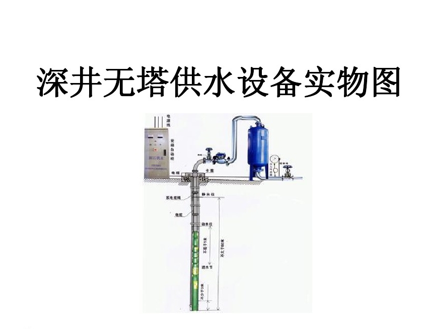 通榆县井泵无塔式供水设备